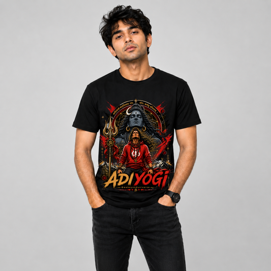 Adiyogi - Unisex Cotton T - Shirt