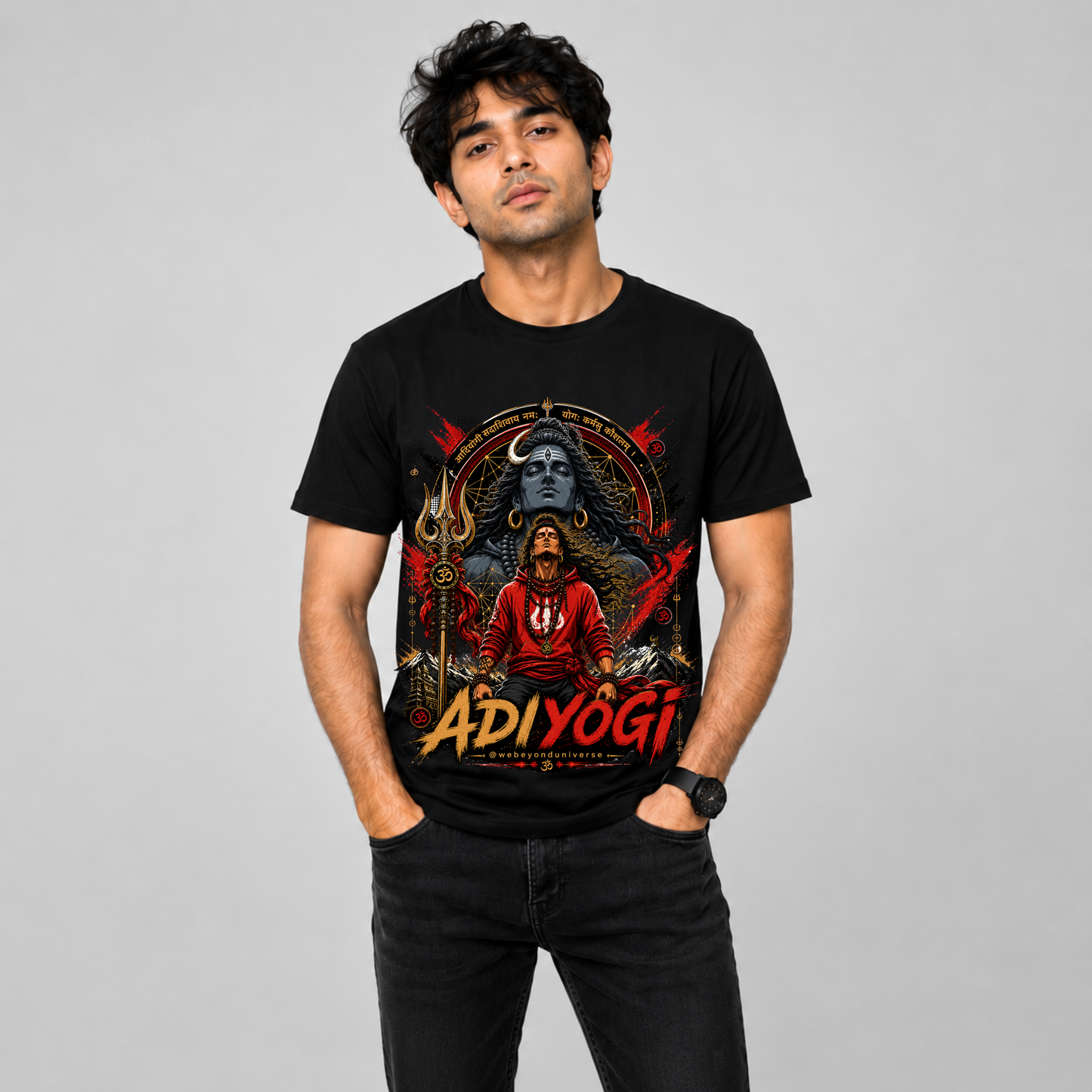 Adiyogi - Unisex Cotton T - Shirt