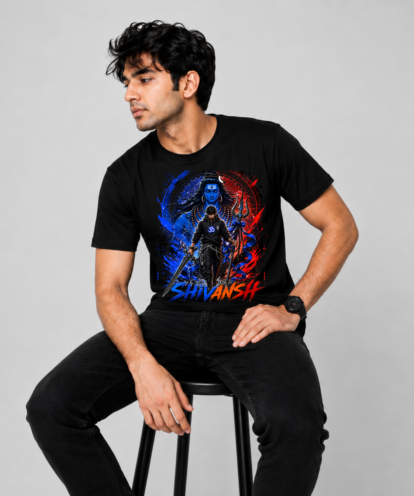 Shivansh - Unisex Cotton Stretch T Shirt